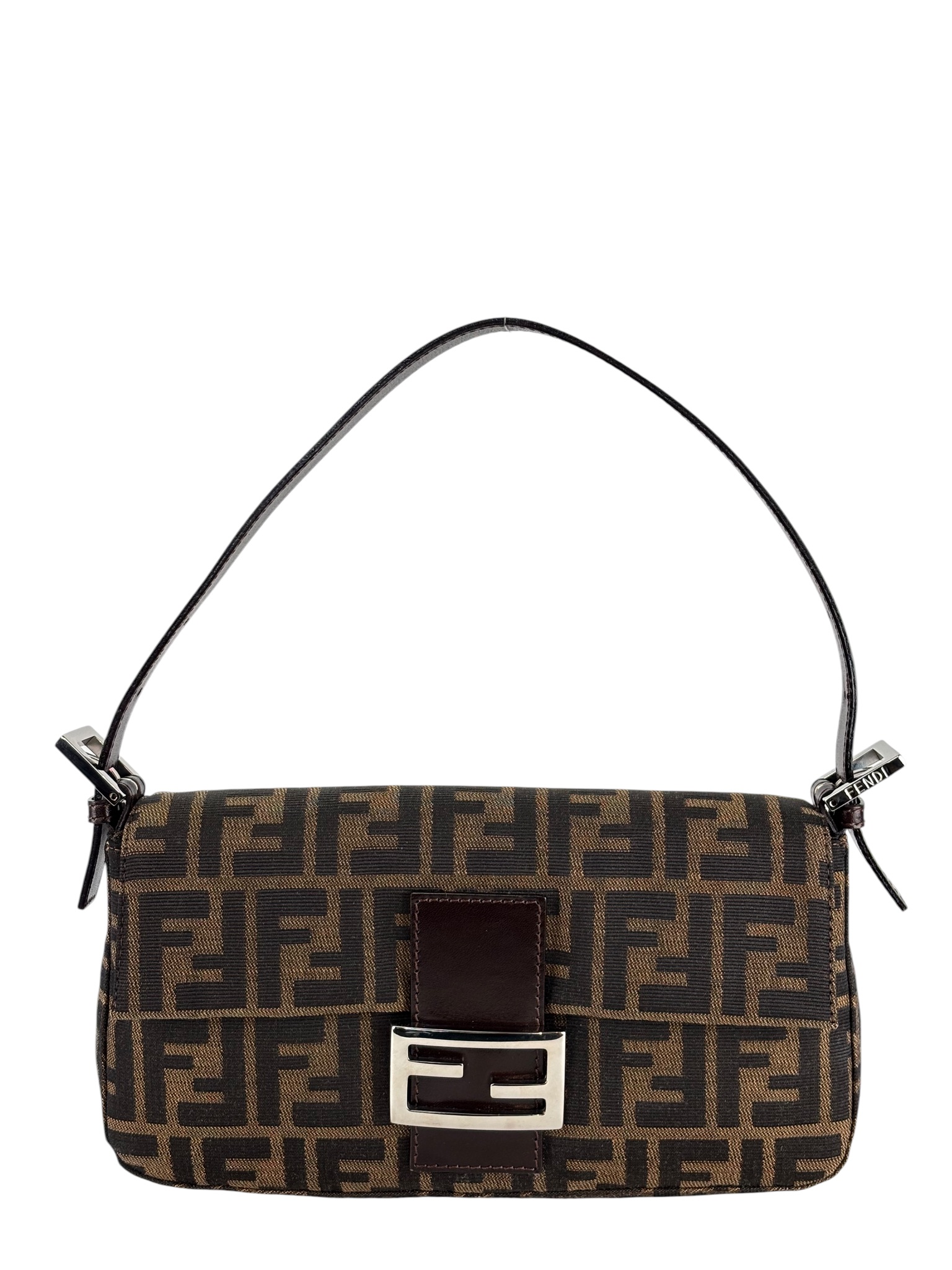 FENDI - Zucca Medium Mamma Baguette Bag Brown
