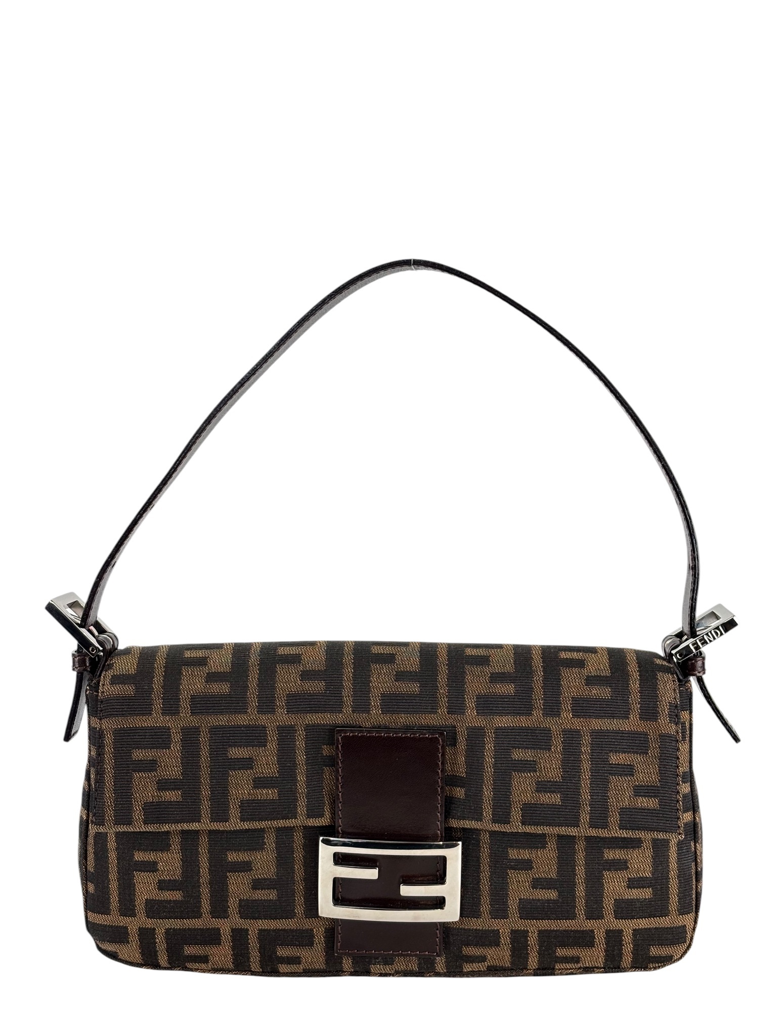 FENDI - Zucca Medium Mamma Baguette Bag Brown