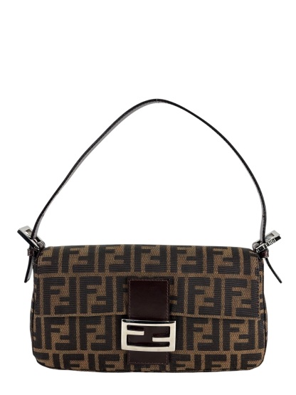 FENDI - Zucca Medium Mamma Baguette Bag Brown