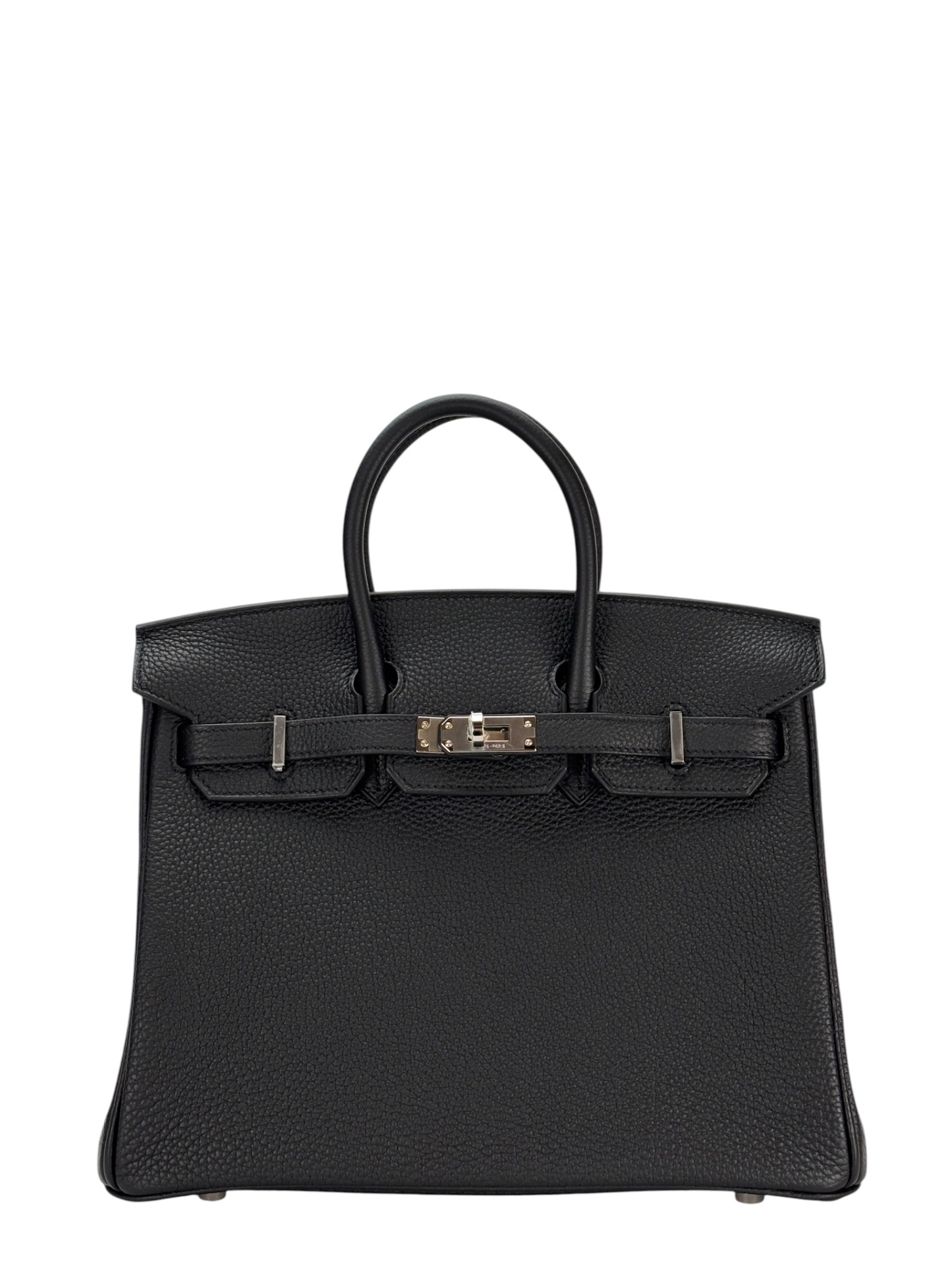 HERMES - Birkin 25 Noir 89 Togo Palladium Hardware