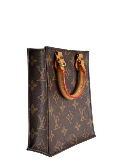 LOUIS VUITTON - LV Monogram Petit Sac Plat Mini Handbag Canvas