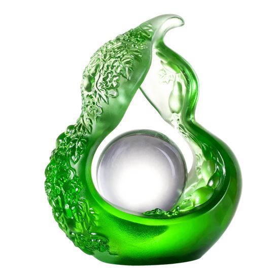 Crystal Desk Decor, Hulu, Feng Shui, As The Good World Turns -Generating Ruyi Through Fortune