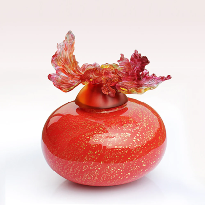 Crystal Fish, Goldfish, Golden Jade Joy, a Vase of Riches 