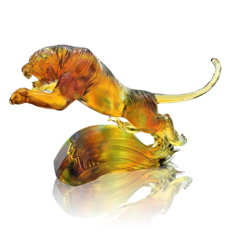 Crystal Tiger, In Flight Over Water and Moon 