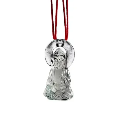 Crystal Pendant, Guanyin, Merciful Illumination 