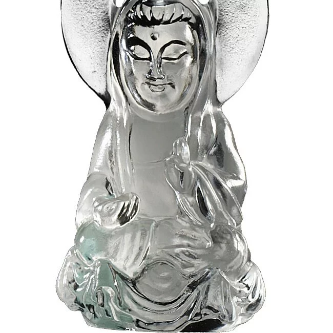 Crystal Pendant, Guanyin, Merciful Illumination 