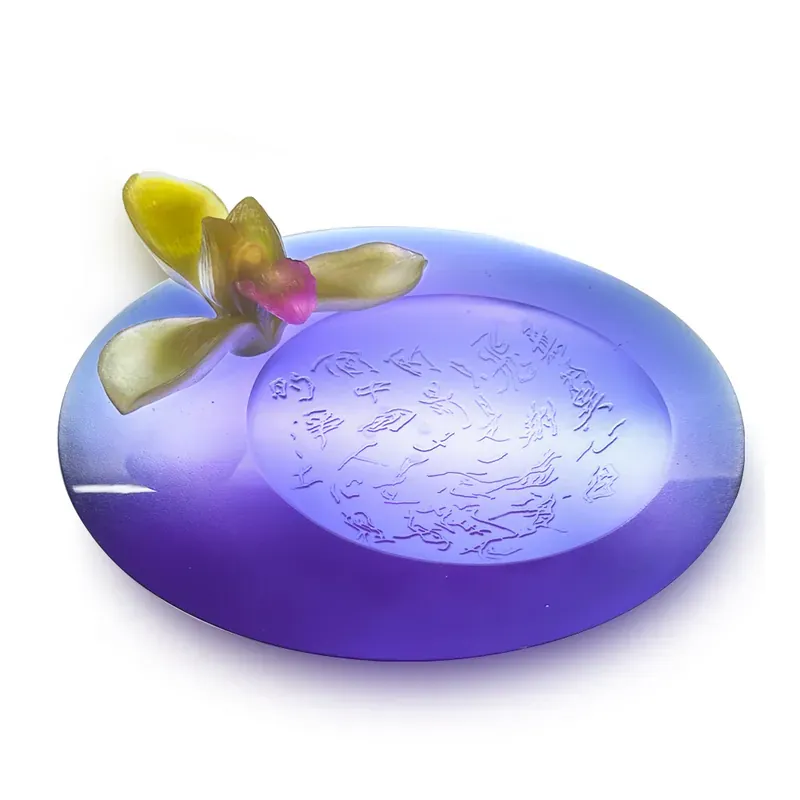 LIULI Crystal Flower, Orchid, Reflection of The Heart(Collector's Edition) 