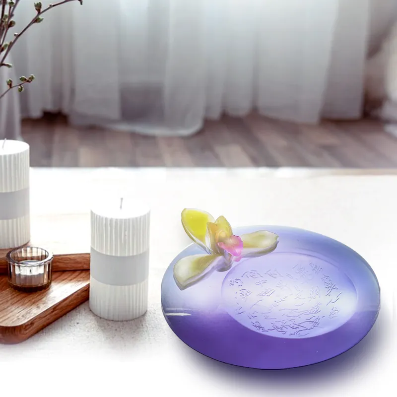 LIULI Crystal Flower, Orchid, Reflection of The Heart(Collector's Edition) 