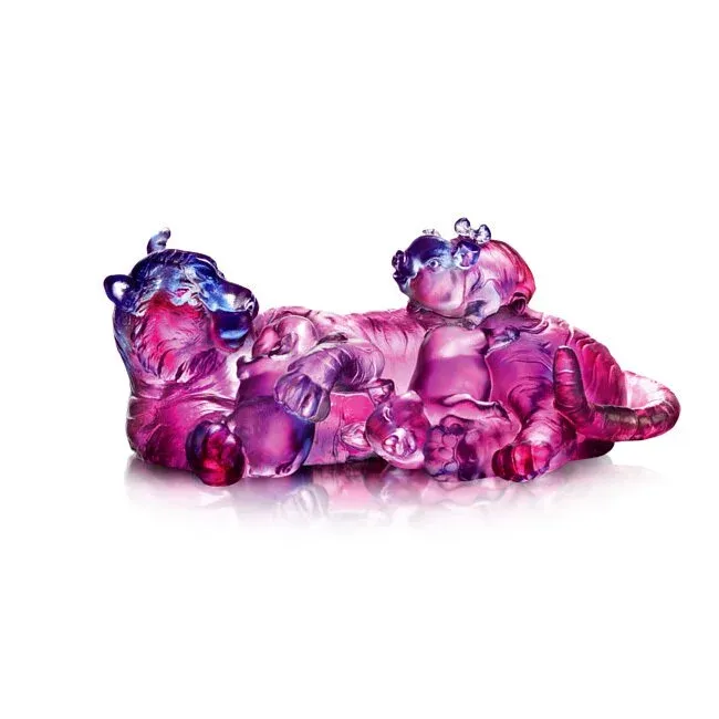 LIULI Crystal Tiger & Pig, Love Unbound 