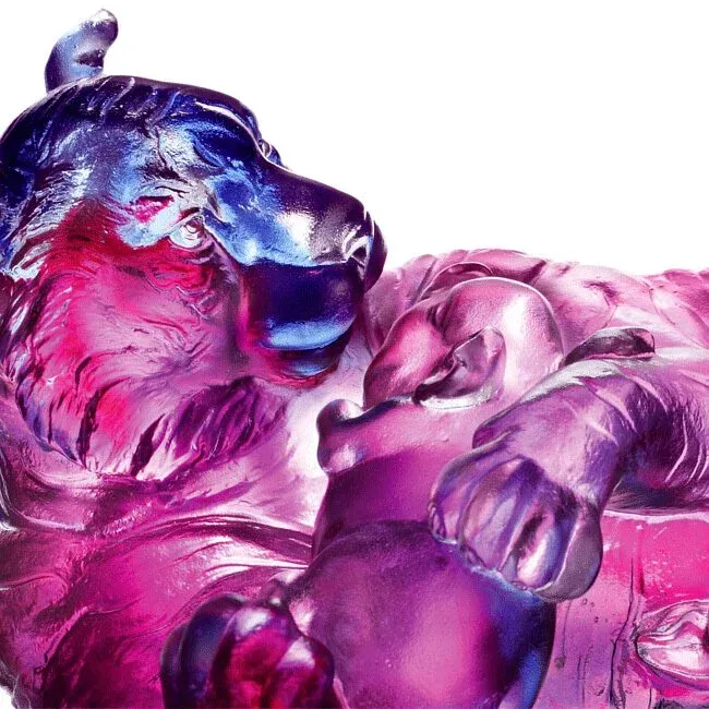 LIULI Crystal Tiger & Pig, Love Unbound 