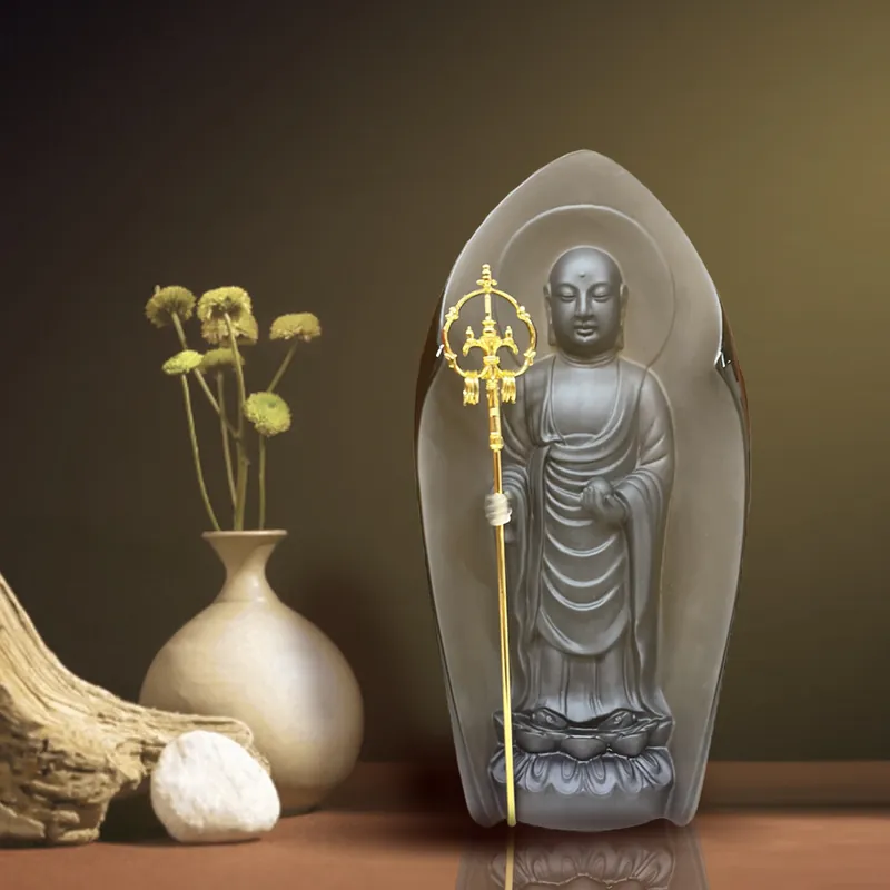 Crystal Buddha, Ksitigarbha Bodhisattva, Fulfillment of Lotus Radiance 