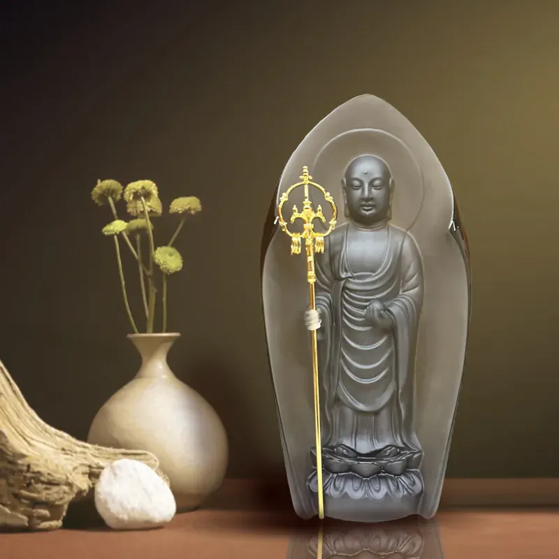 Crystal Buddha, Ksitigarbha Bodhisattva, Fulfillment of Lotus Radiance 