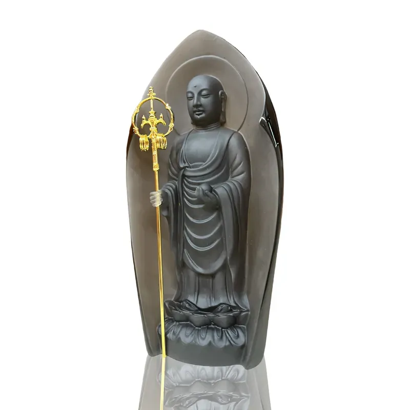Crystal Buddha, Ksitigarbha Bodhisattva, Fulfillment of Lotus Radiance 