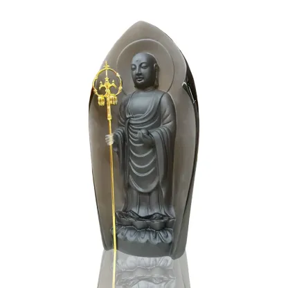 Crystal Buddha, Ksitigarbha Bodhisattva, Fulfillment of Lotus Radiance 