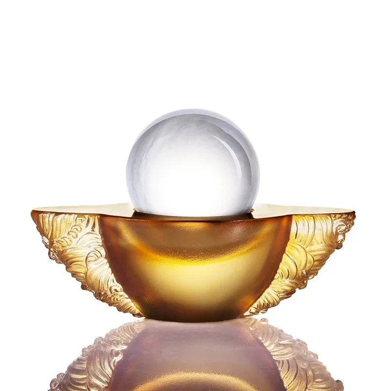 Crystal Desk Decor, Floral, Feng Shui, As The Good World Turns -Kindness Turns This Good World