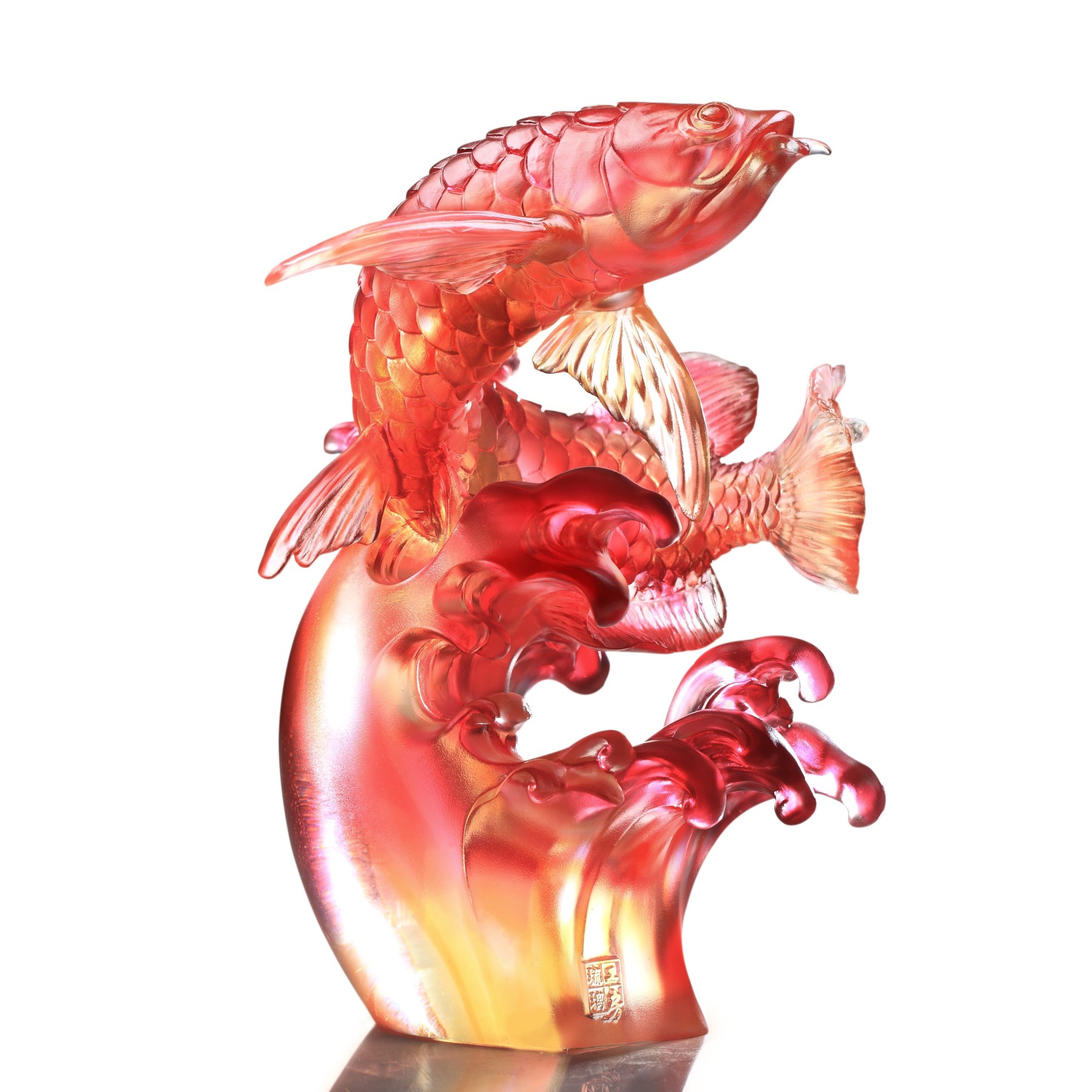 LIULI Crystal Fish, Arowana, I am Triumph