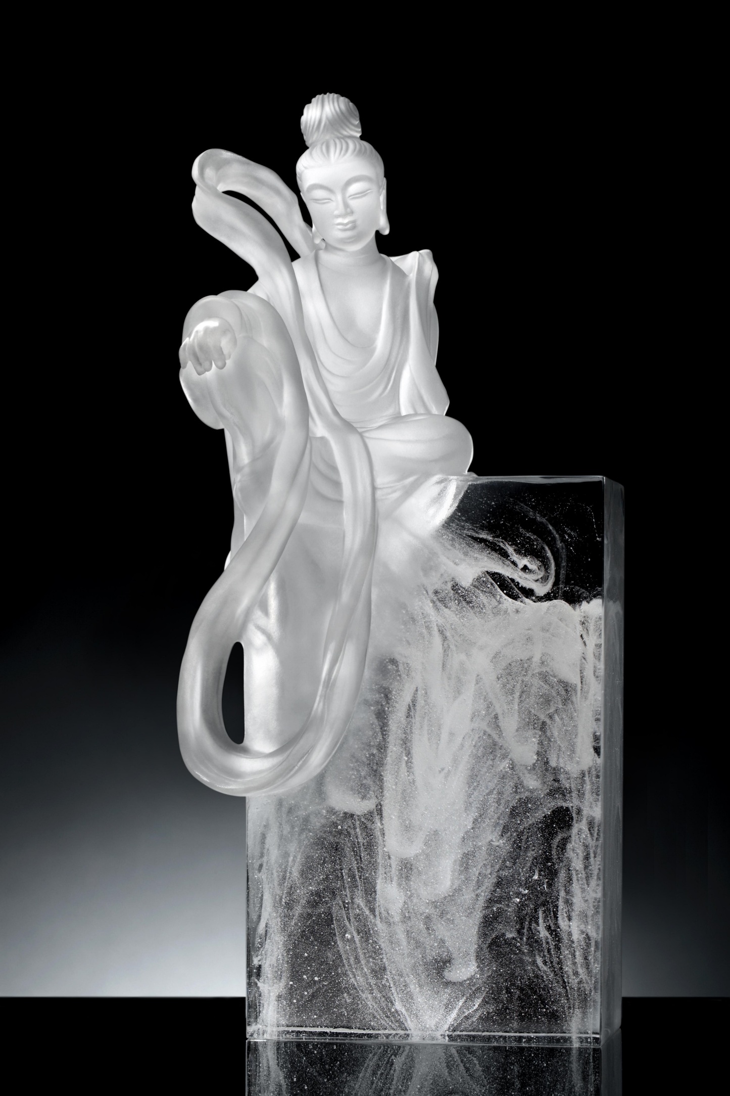 Crystal Buddha, Guanyin, Only Love, Only Concern-Centered