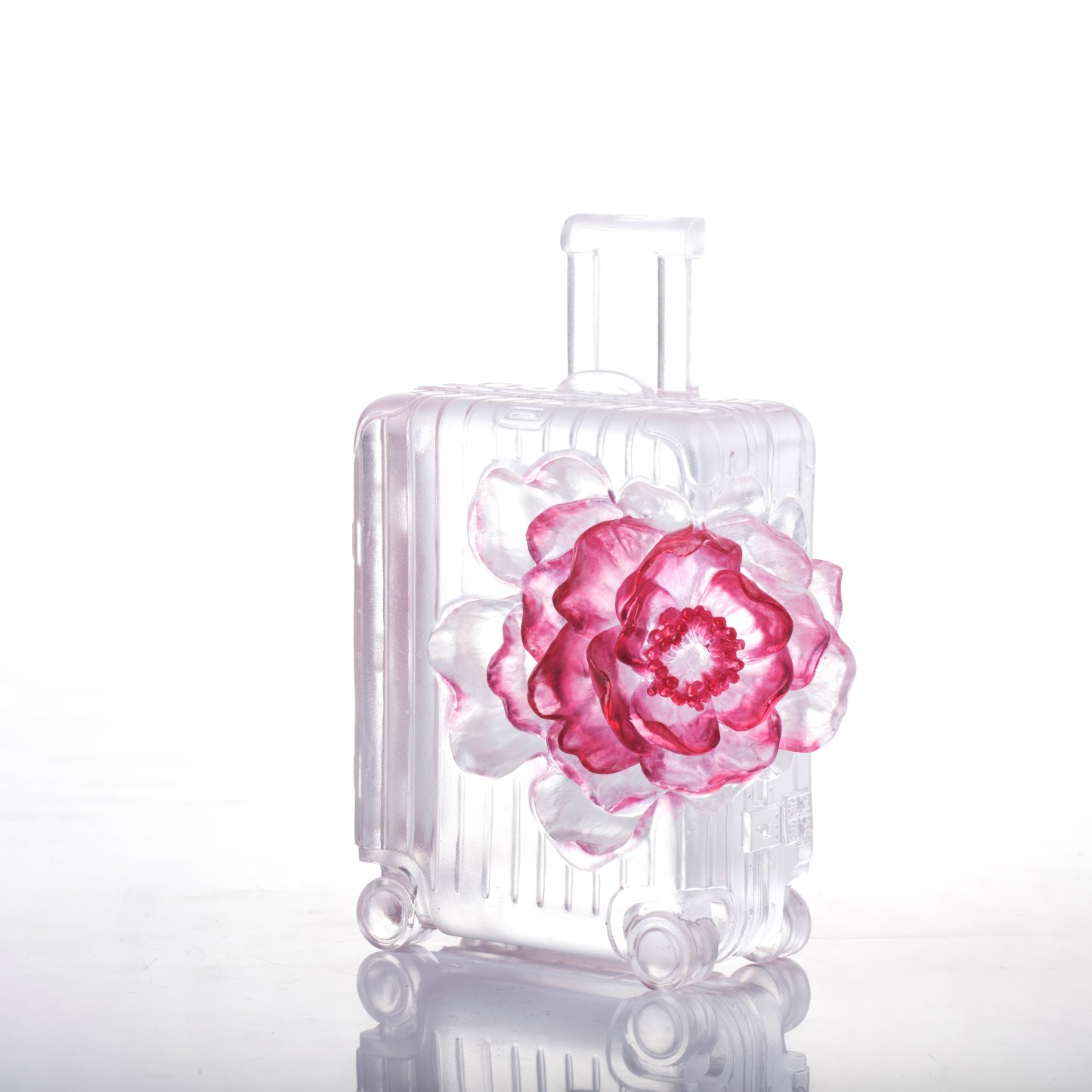 LIULI Crystal, Magnolia Suitcase, Packed With Confidence