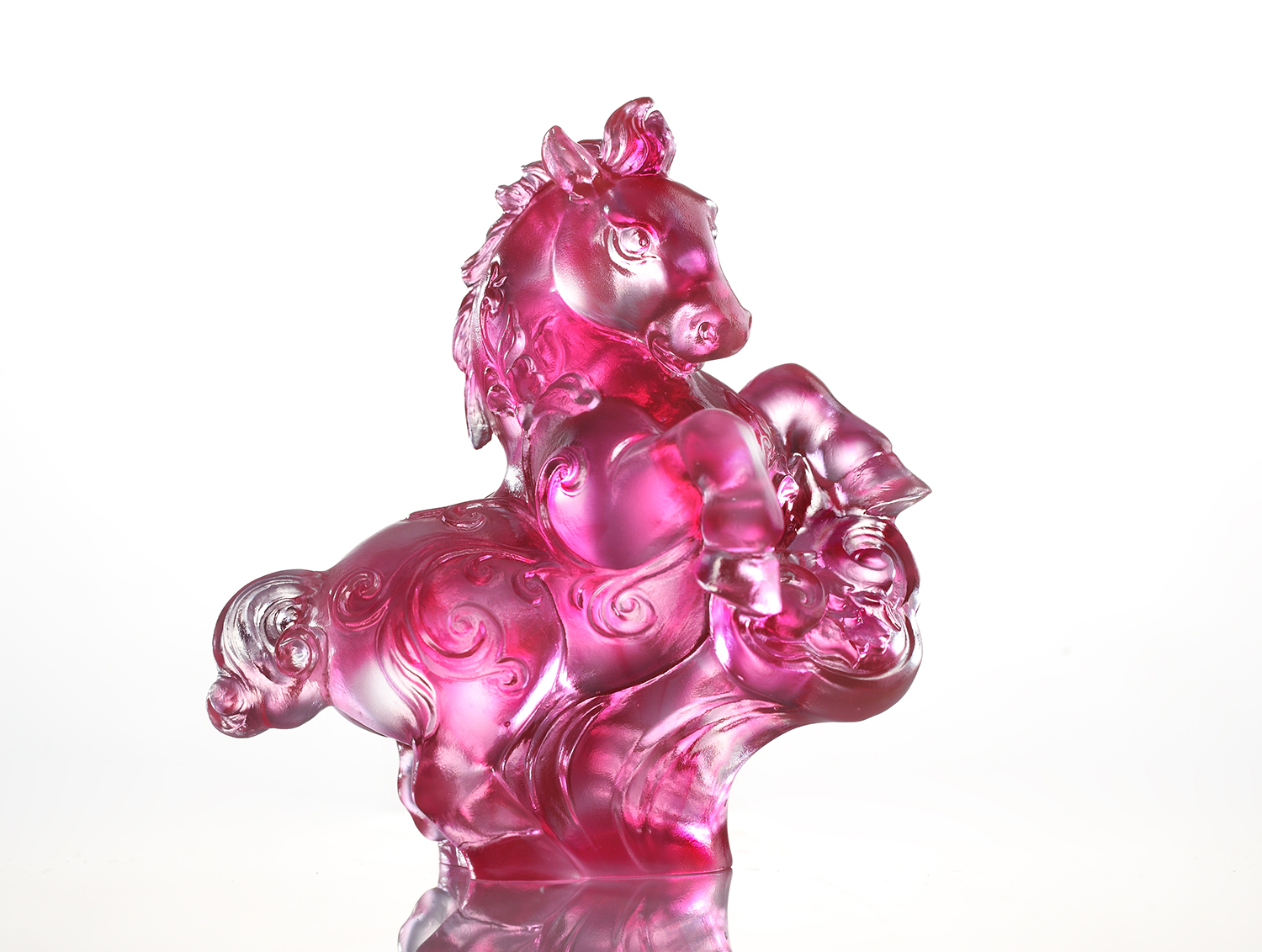 Crystal Horse, Ruyi’s Twelve Blessings - An Unbridled Spirit
