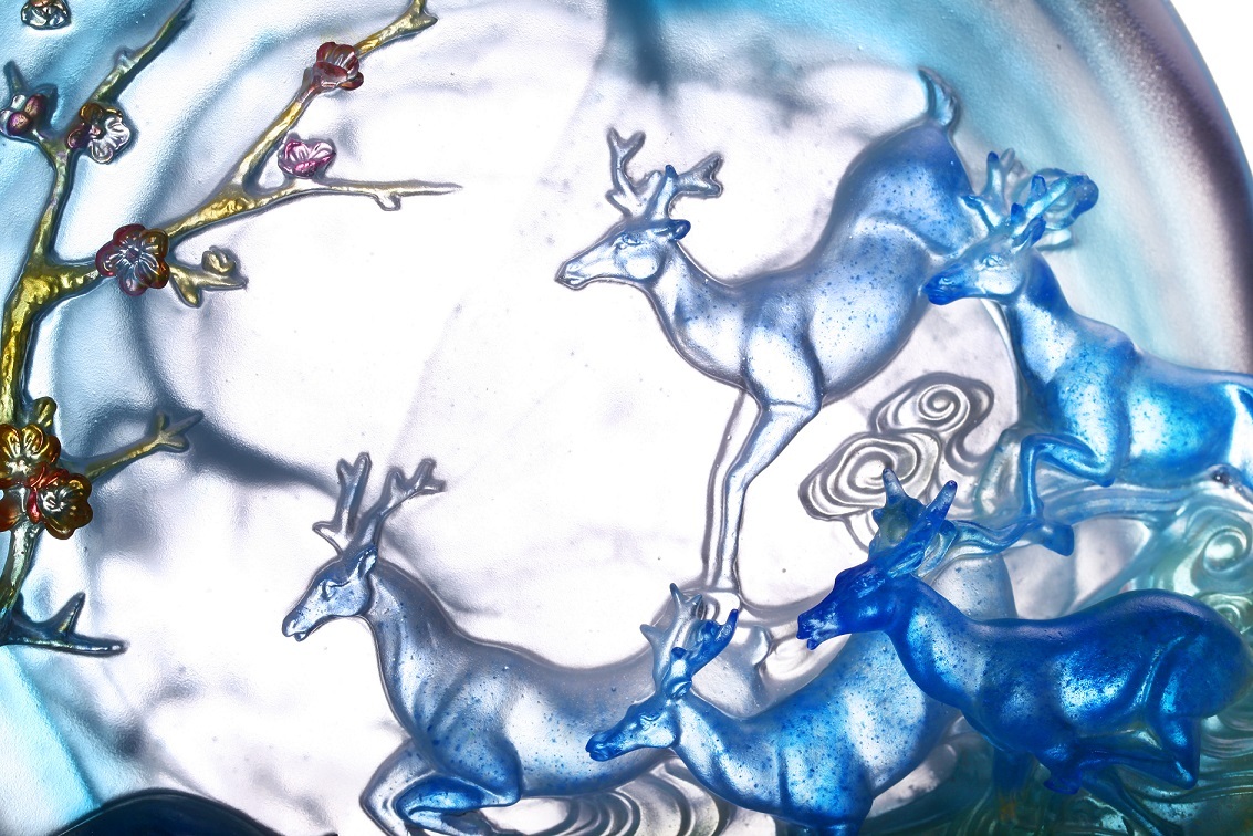 Crystal Deer figurine, Song of Triumph