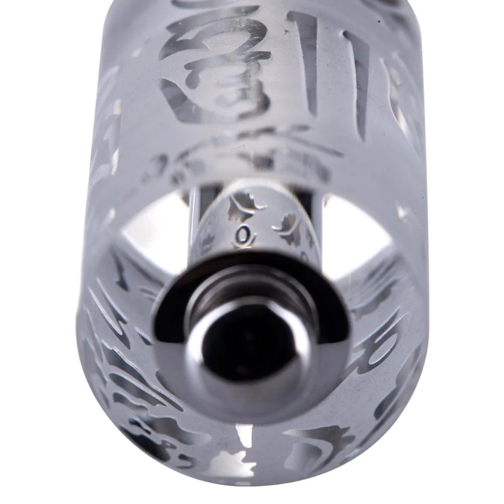 Crystal Necklace, Pendant, LIULI Prayer Wheel, Eternal Cycle of Compassion