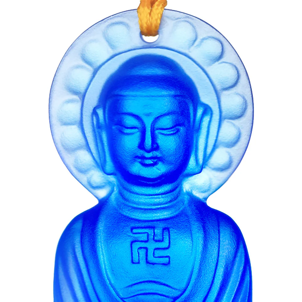 Crystal Pendant, Medicine Buddha, Follow the Heart, Follow Happiness