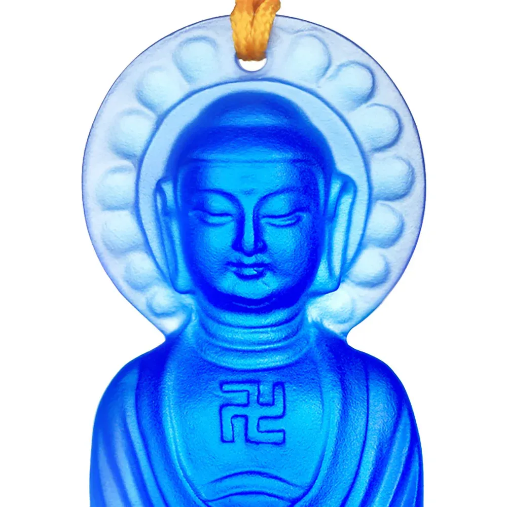 Crystal Pendant, Medicine Buddha, Follow the Heart, Follow Happiness