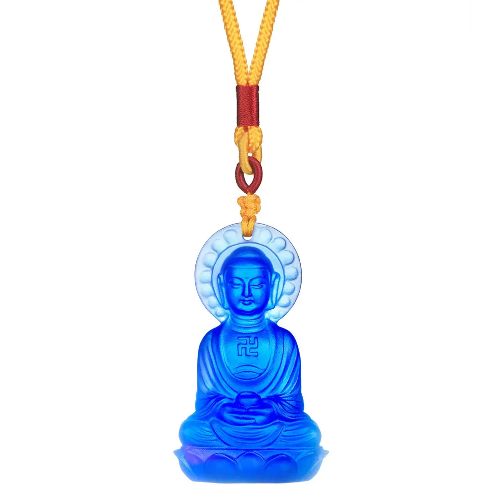 Crystal Pendant, Medicine Buddha, Follow the Heart, Follow Happiness