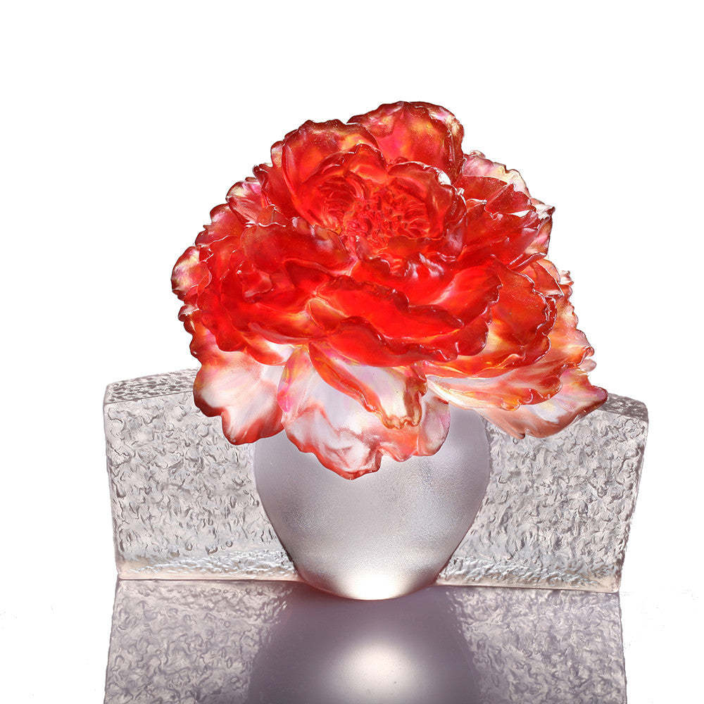 Crystal Peony Flower, Wondrous Bloom