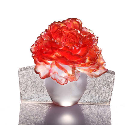 Crystal Peony Flower, Wondrous Bloom