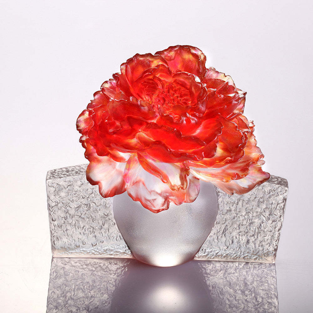 Crystal Peony Flower, Wondrous Bloom