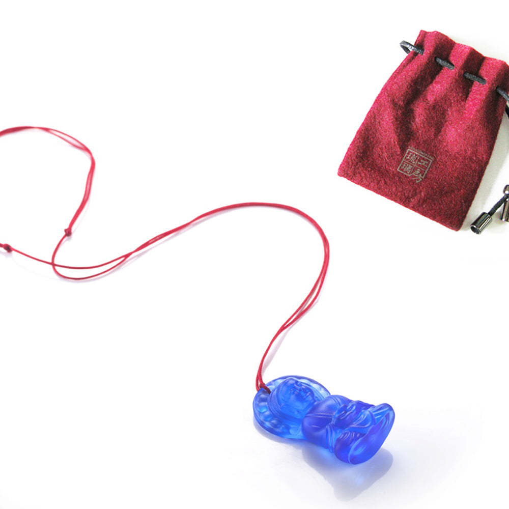 Crystal Pendant, Necklace, Medicine Buddha, Luminosity at Hand