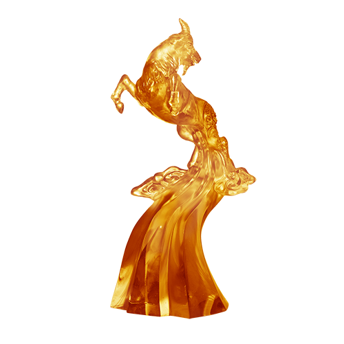 LIULI Crystal Ram, Lofty Beauty