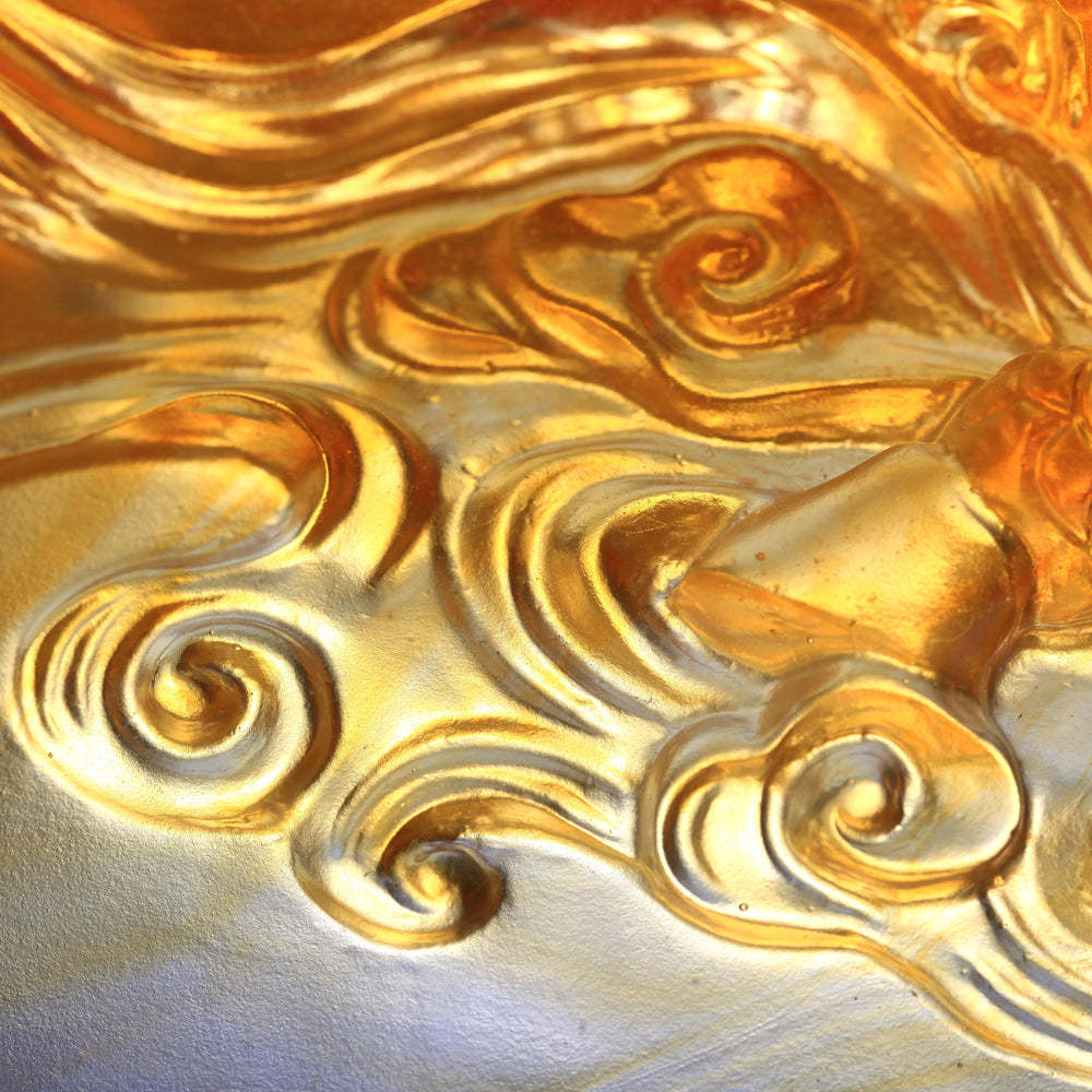 LIULI Crystal Qilin, Directional Clarity, Benevolence of the Qilin  