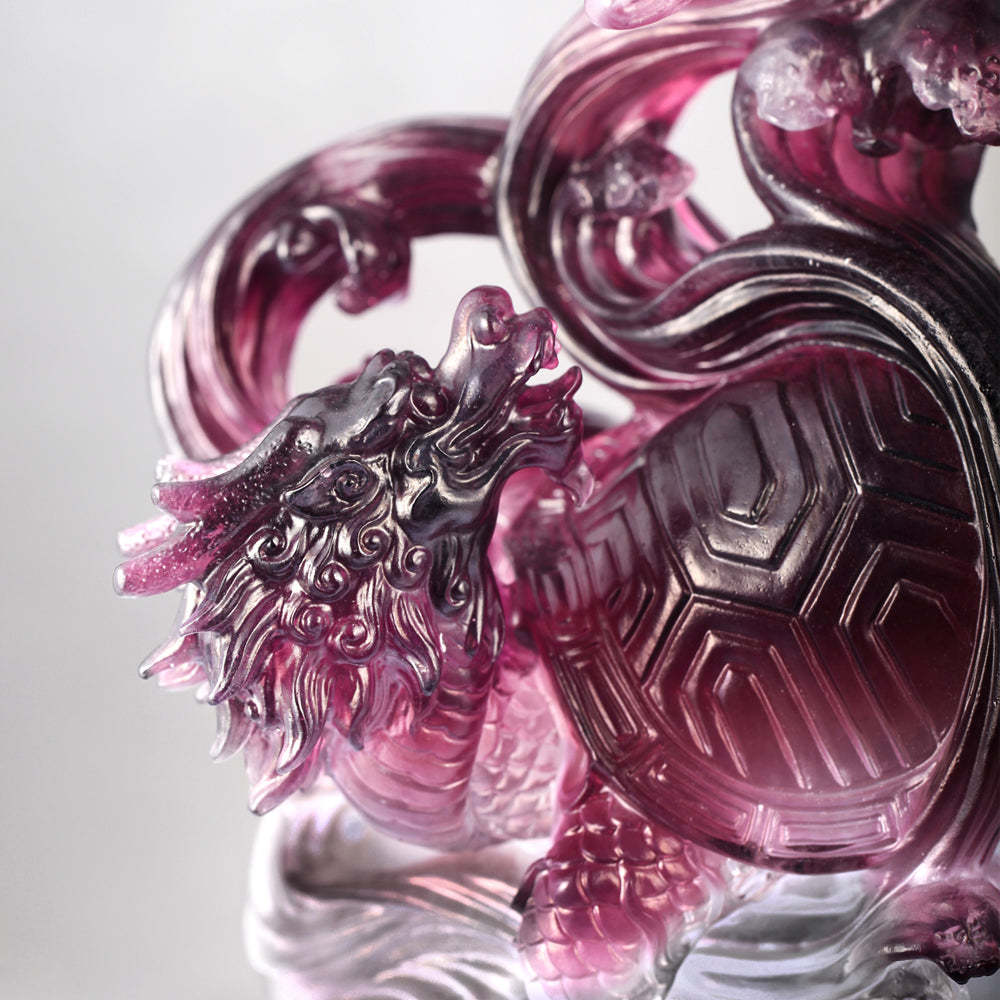 Crystal Mythical Creature, Guardian, Black Tortoise of the North-Directional Clarity -Serenity of the Xuanwu 