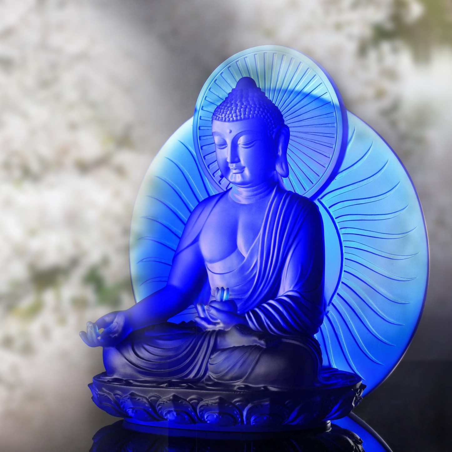 Crystal Buddha, Medicine Buddha, Wishes for Sentient Beings
