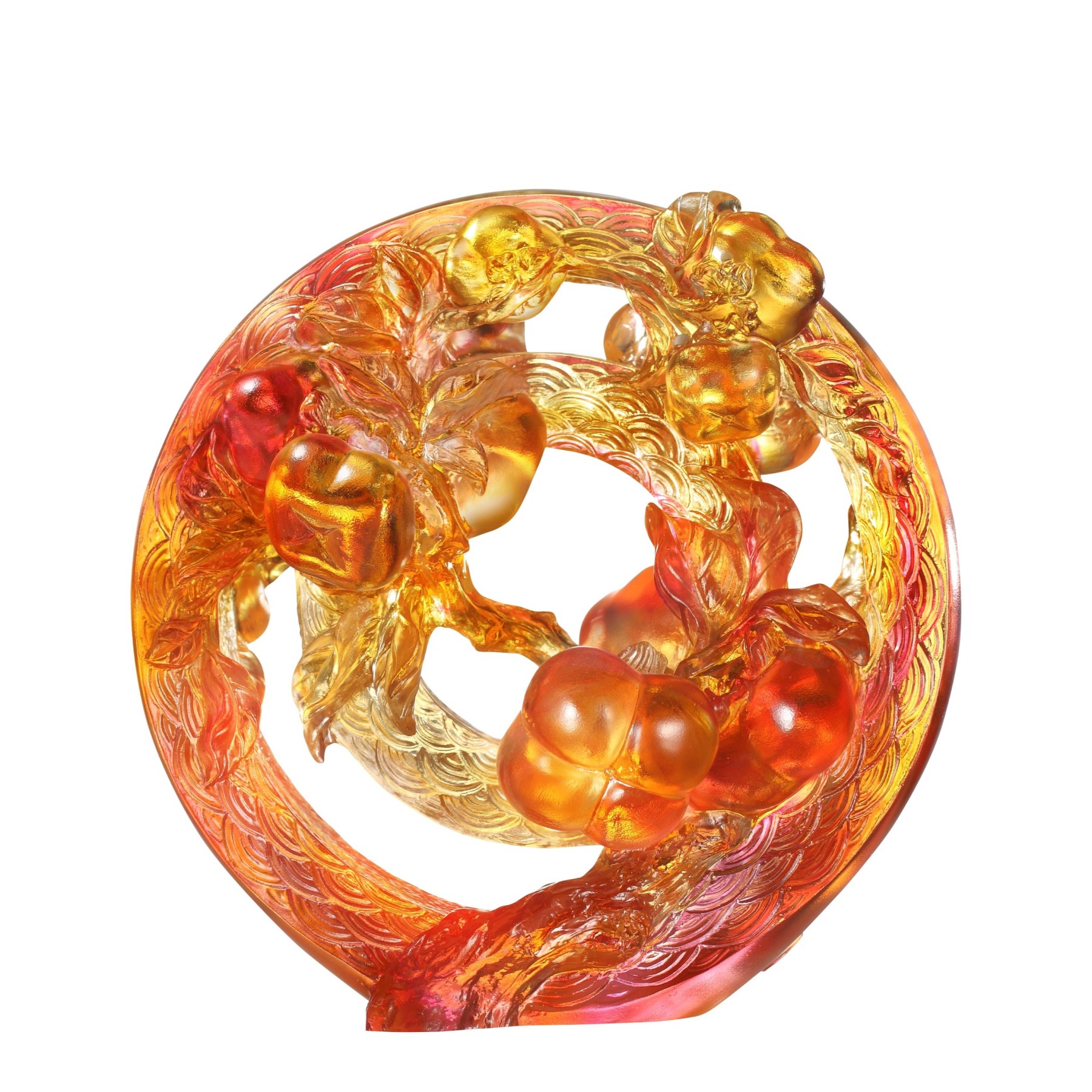 LIULI Crystal Persimmon, Fresh Delights