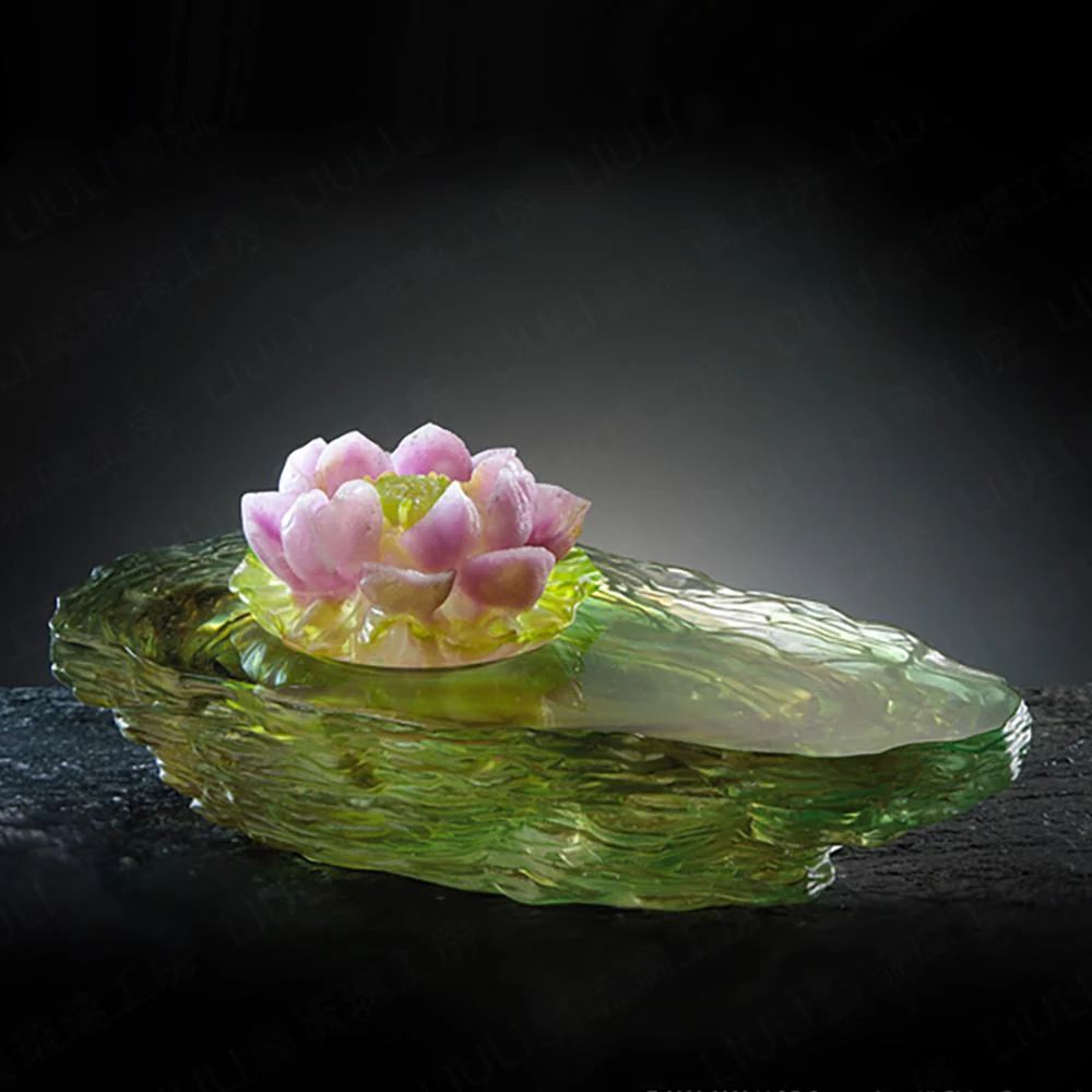 Crystal Flower, Lotus, Blooming Lotus, Surging Spring 