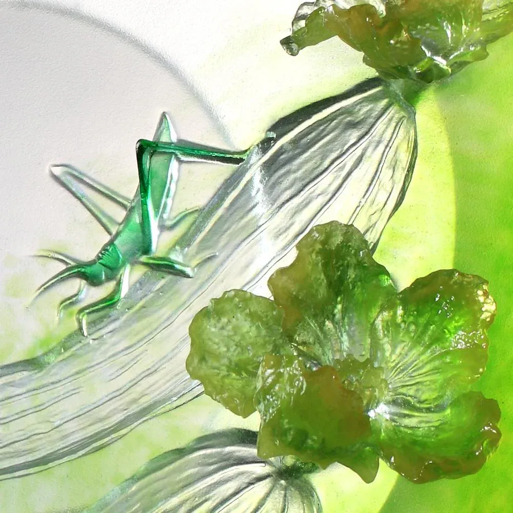 Crystal vegetable, Cricket and Loofah, Luffa, Thrive