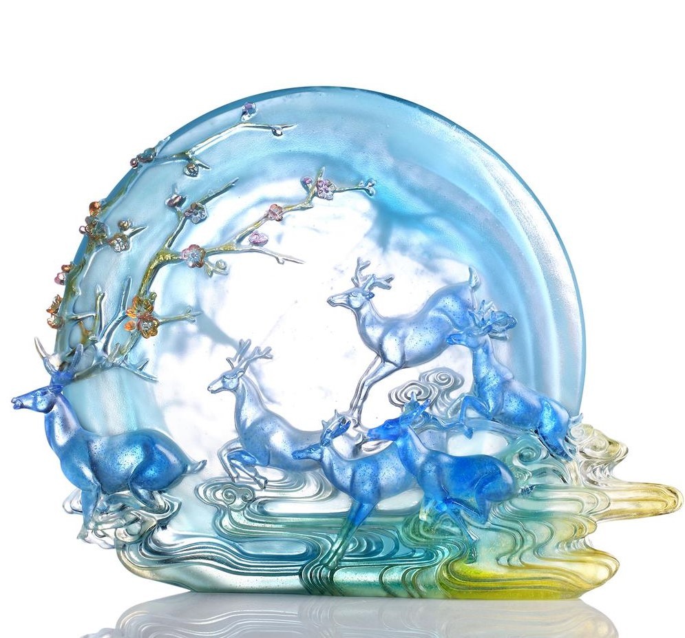 Crystal Deer figurine, Song of Triumph