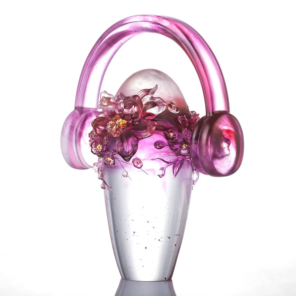 LIULI Crystal, Hollyhock Headphone, Tune into Good 
