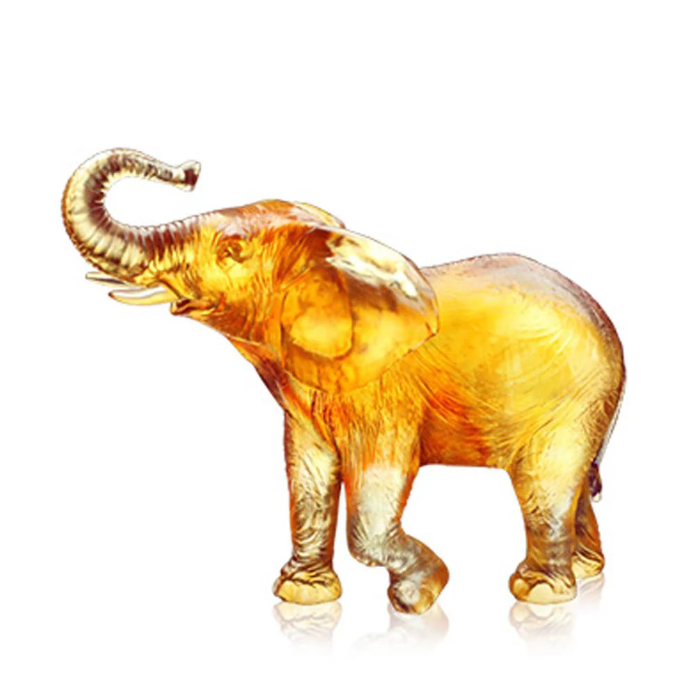 Crystal Animal, Elephant, Auspicious Mornings