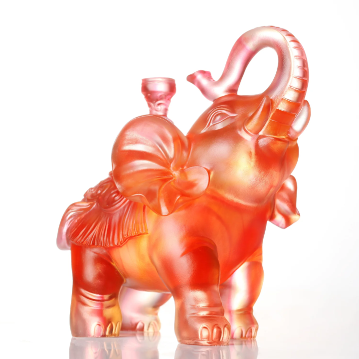 Crystal Animal, Elephant, The Auspicious Elephant