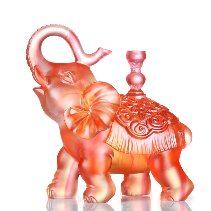 Crystal Animal, Elephant, The Auspicious Elephant