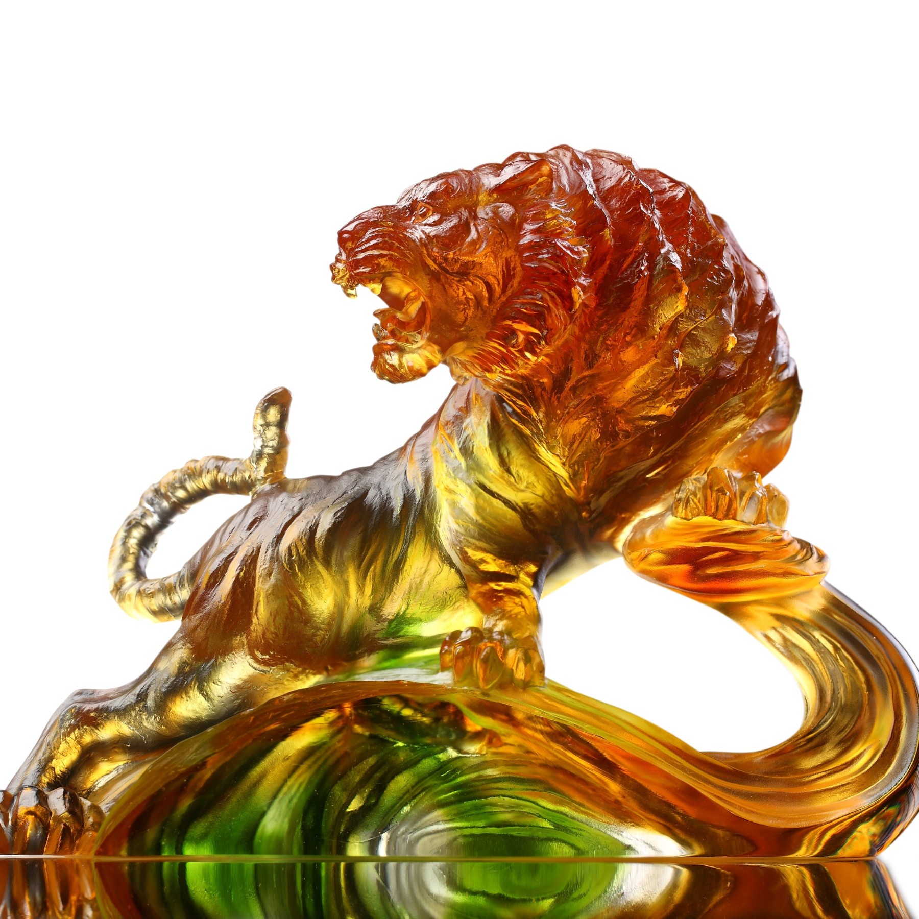 Crystal Animal, Tiger, Roaring into the Heavens