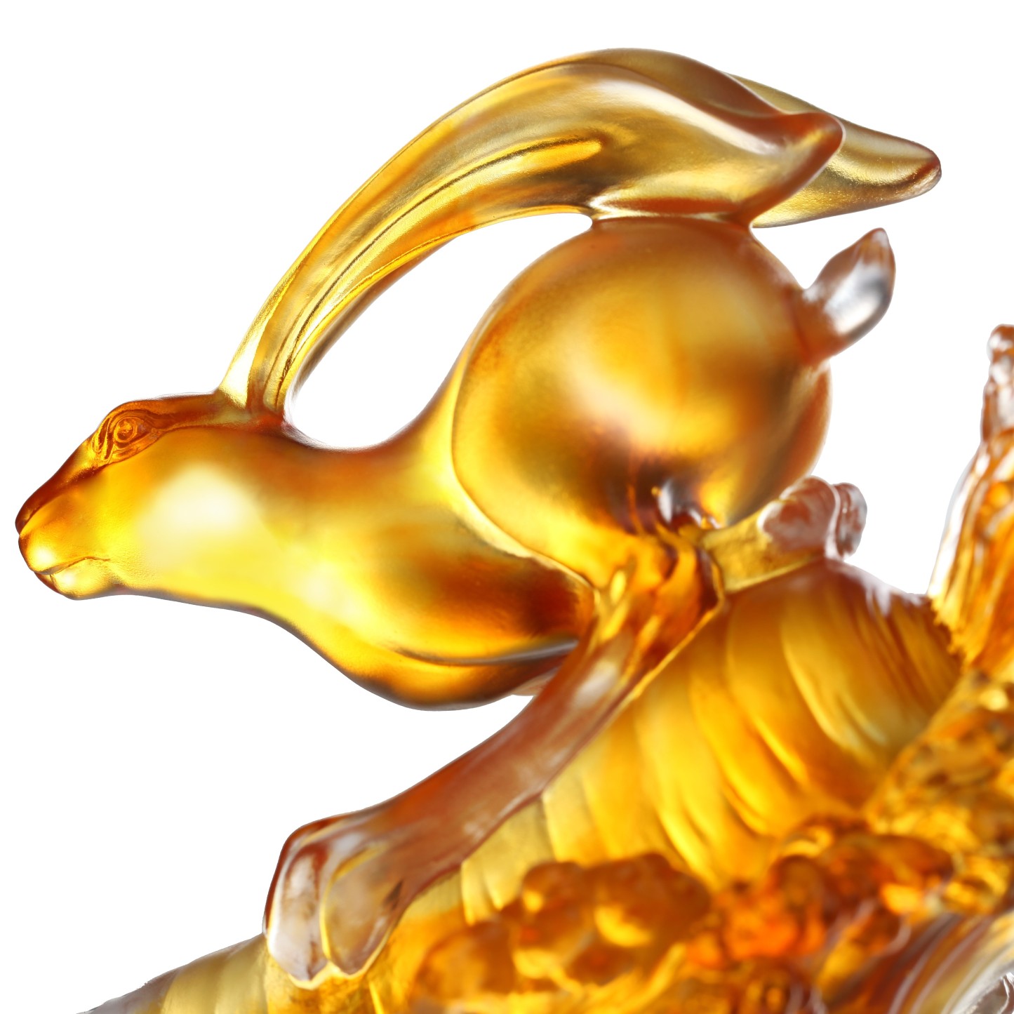 LIULI Crystal Rabbit Zodiac - Advancing with Invincibility