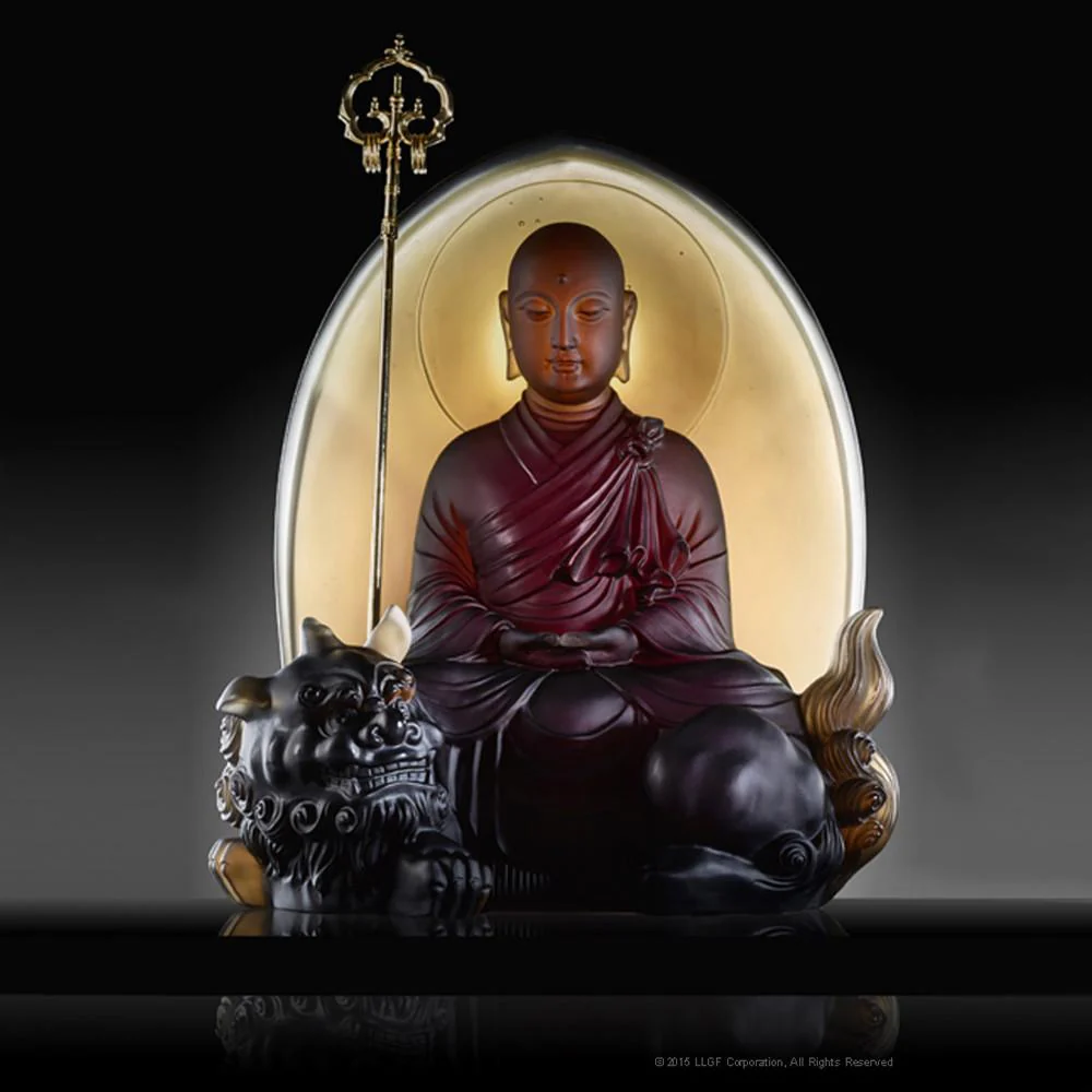 Crystal Buddha, Ksitigarbha, Let Virtue Fill the Land 