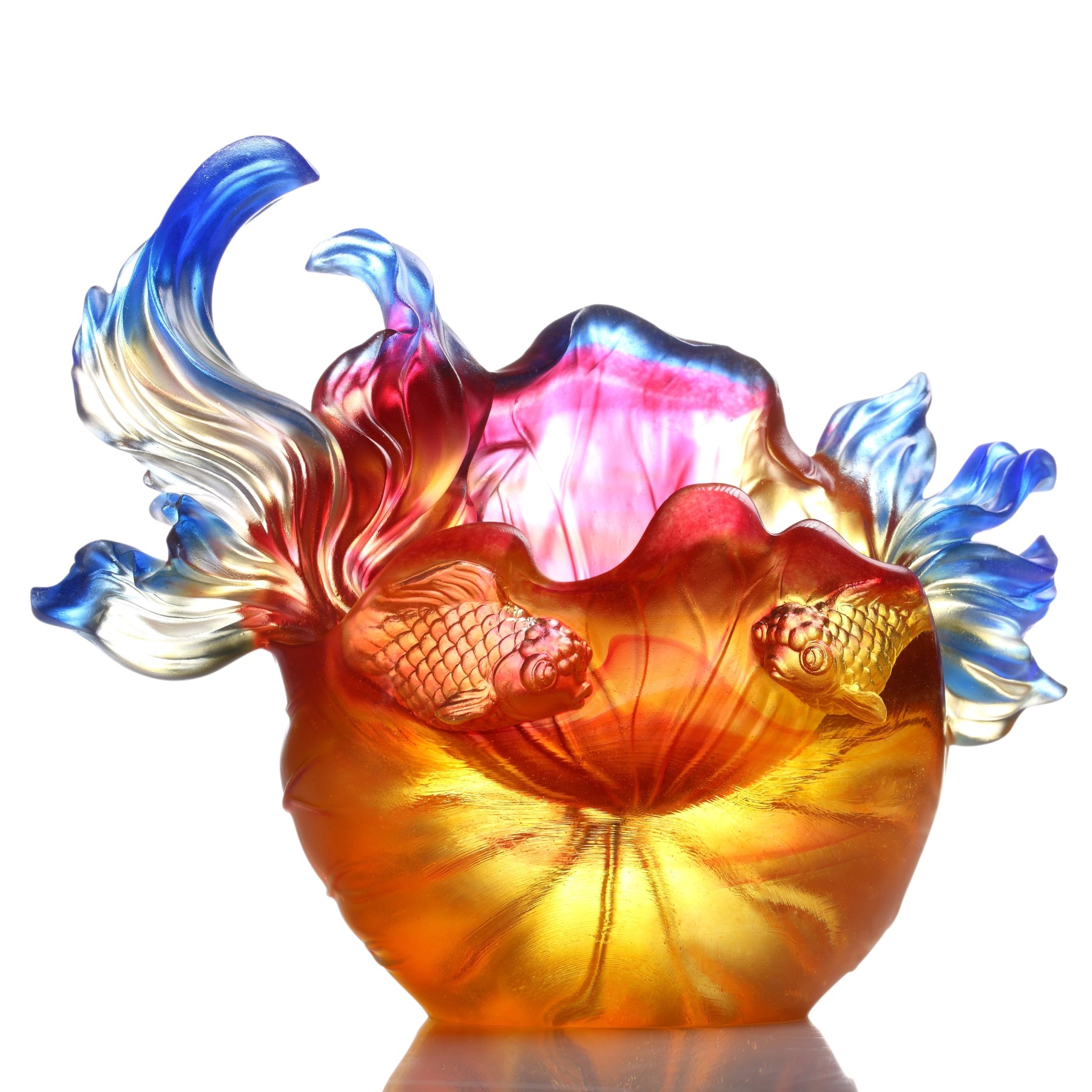 Crystal Fish, Liuli Goldfish, A Window into Zhuangzi’s World-Precious 