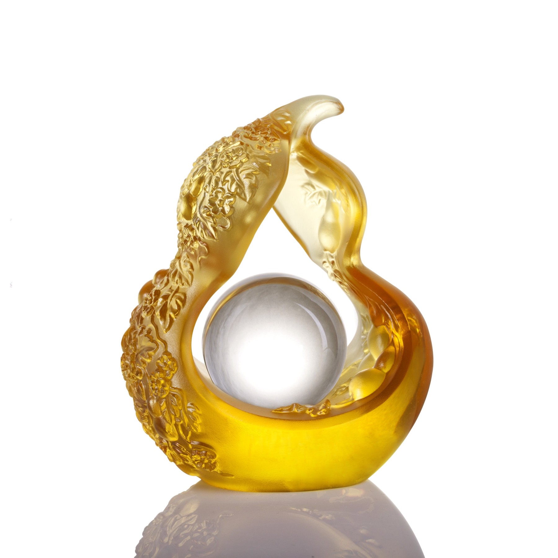 Crystal Desk Decor, Hulu, Feng Shui, As The Good World Turns -Generating Ruyi Through Fortune