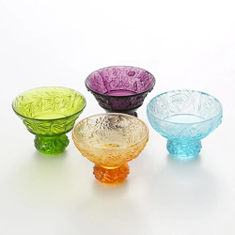 Crystal Sake Glass, Shot Glass (Set of 4), A Drink to Virtue